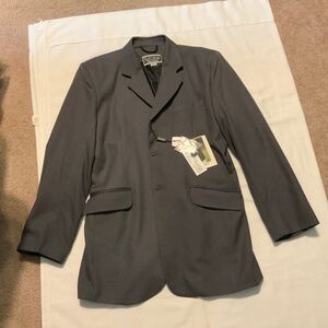 Mens TuffRider Hunt Coat Charcoal 38R